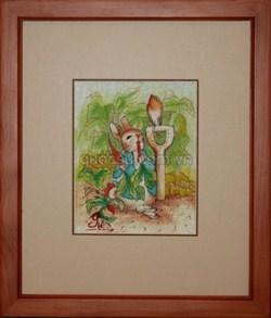 Thỏ ăn carot - AN-030