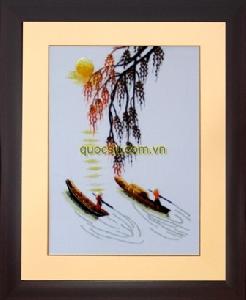 2 thuyền màu - R-004