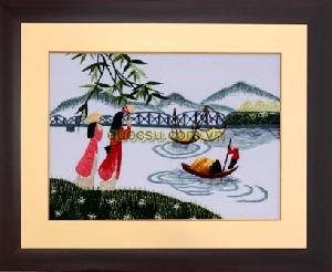 Áo dài sông Hương - R-022a