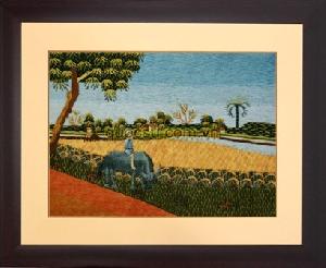 Chăn trâu thổi sáo 1- Đ-002