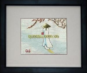 Áo dài trắng - QS-006