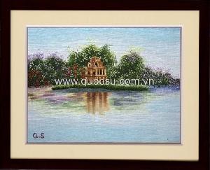 Hồ Gươm bằng lăng - QS.đ-093