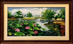 Đầm sen hồng 4 - QS.đ-095b